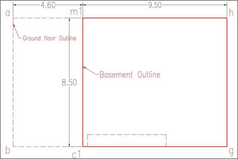Fig.2.1.1.1 - basement outline h21190 basem outline mob800480
