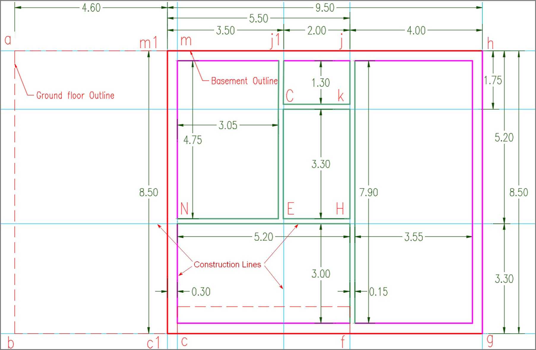 h21190 basem constrLines walls tDT800500