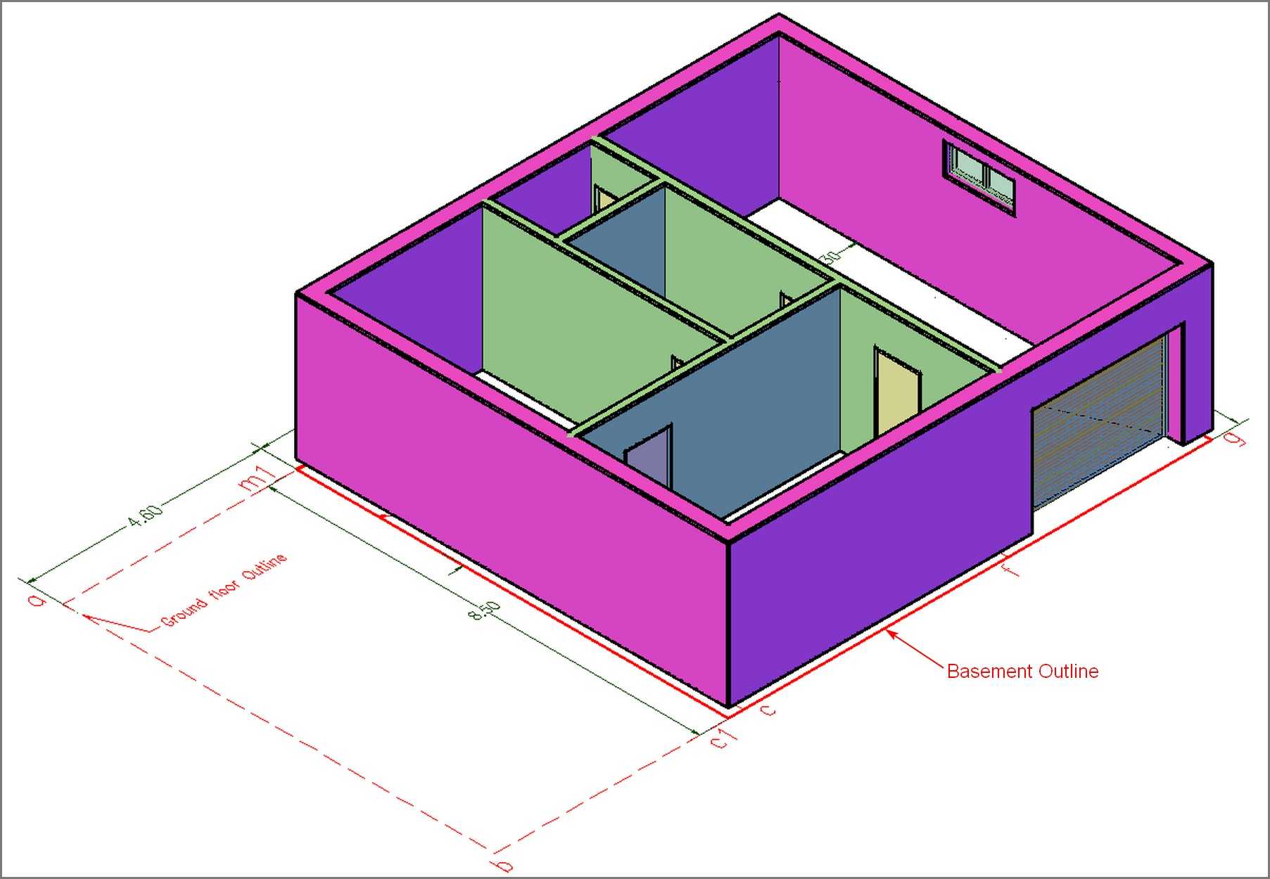basement 3d doors