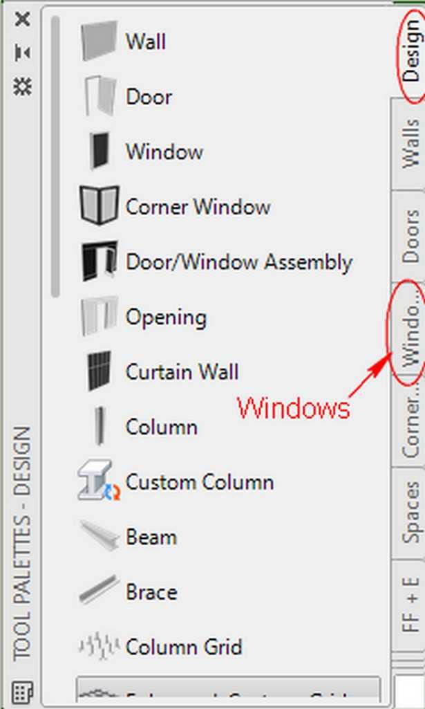 Fig.--- tool palette windows