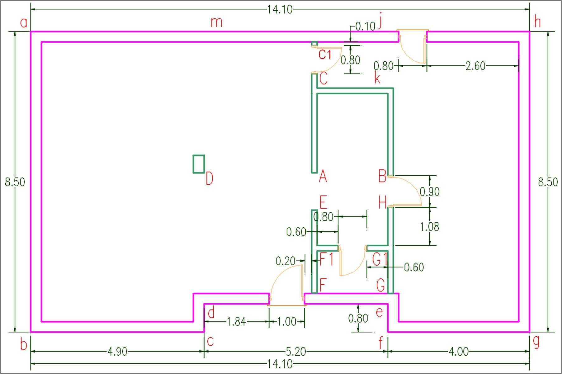 Fig.2.1.4.8 h21190 groundFloor doors mob 800600