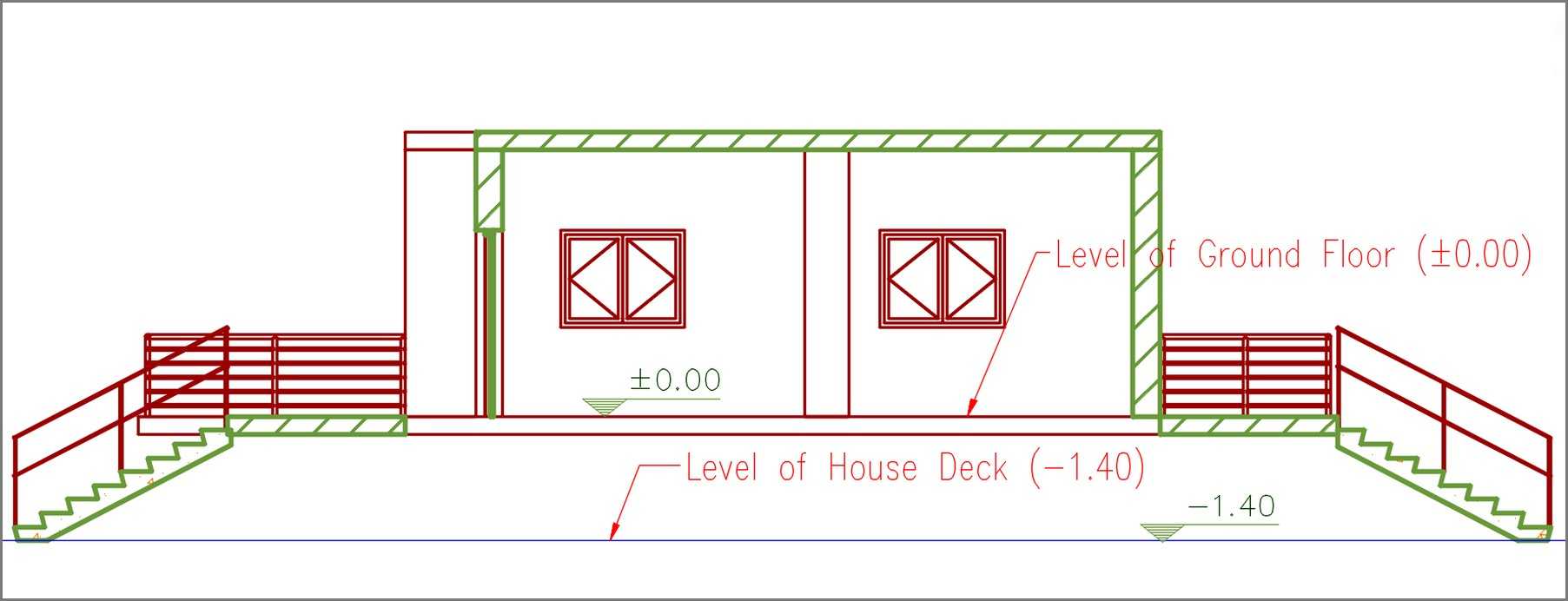Fig.2.2.7.3 - Ground floor 3dview - Exterior Terraces